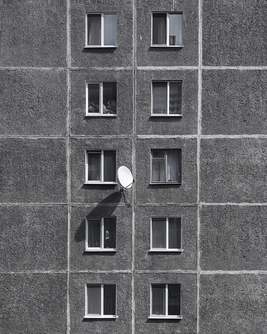 belarus, minsk, city, house, home, grey, shotoniphone, architecture, HD wallpaper