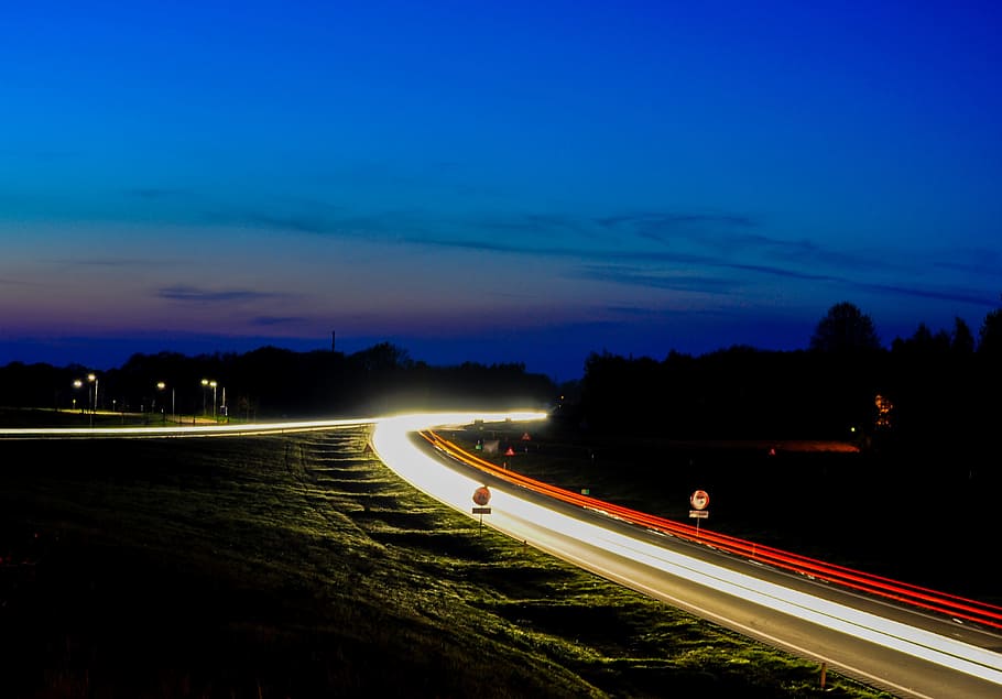 highway, road, route, path, pathway, traffic, transportation HD wallpaper
