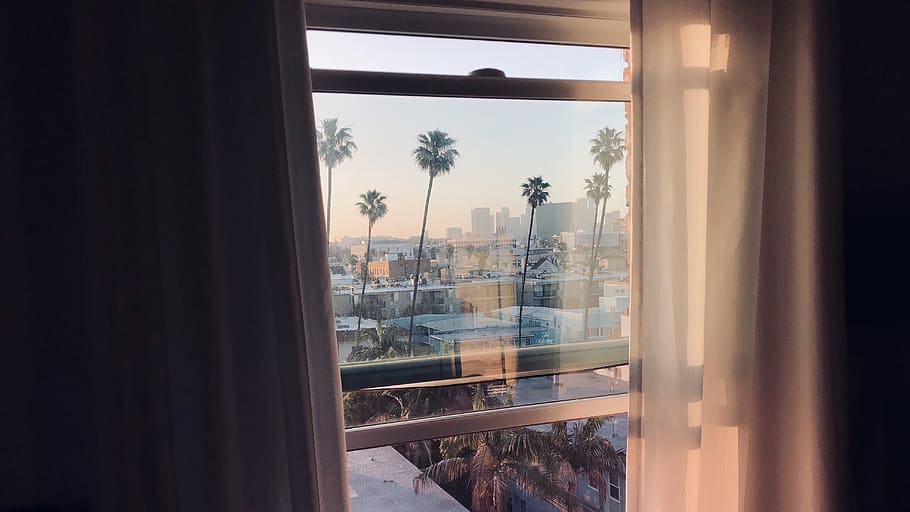 glass window, home decor, united states, 3712 w 3rd st, los angeles HD wallpaper