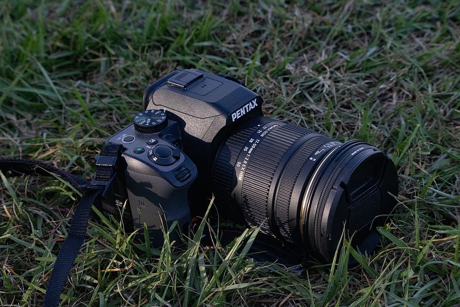 pentax, camera, dslr, sigma, outdoors, ground, grass, black HD wallpaper