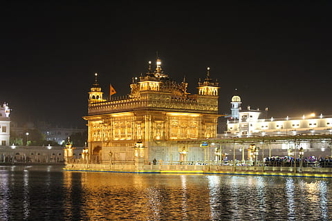 HD wallpaper: india, amritsar, temple, architecture, golden temple, punjab  | Wallpaper Flare