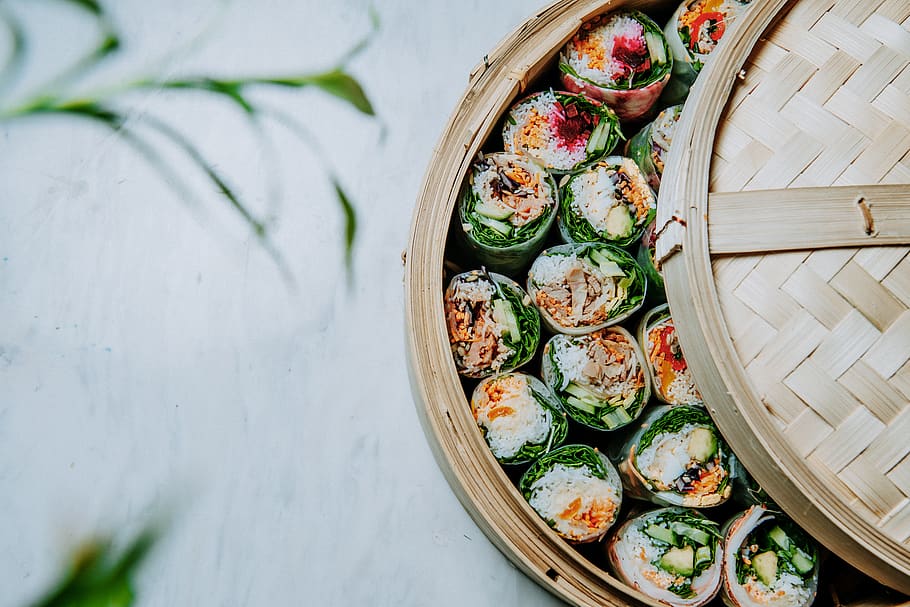 sushi platter, food and drink, freshness, wellbeing, healthy eating HD wallpaper