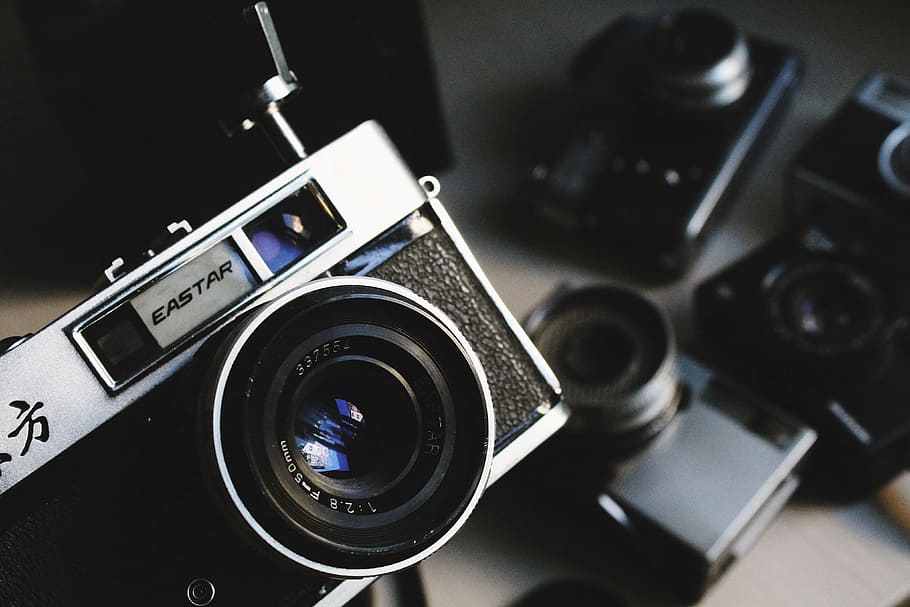 Old Vintage Camera, technology, retro, photography themes, camera - photographic equipment HD wallpaper