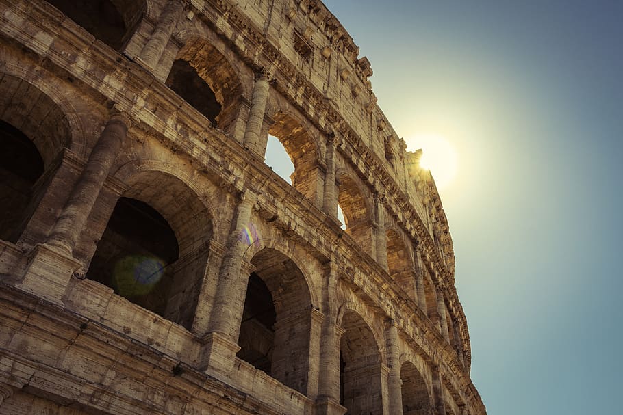 The Colosseum, Italy, ancient, arches, architecture, building HD wallpaper