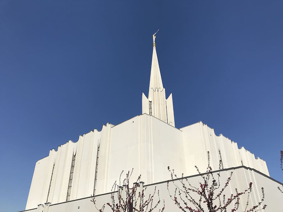 low angle view, place of worship, belief, sky, religion, spirituality HD wallpaper