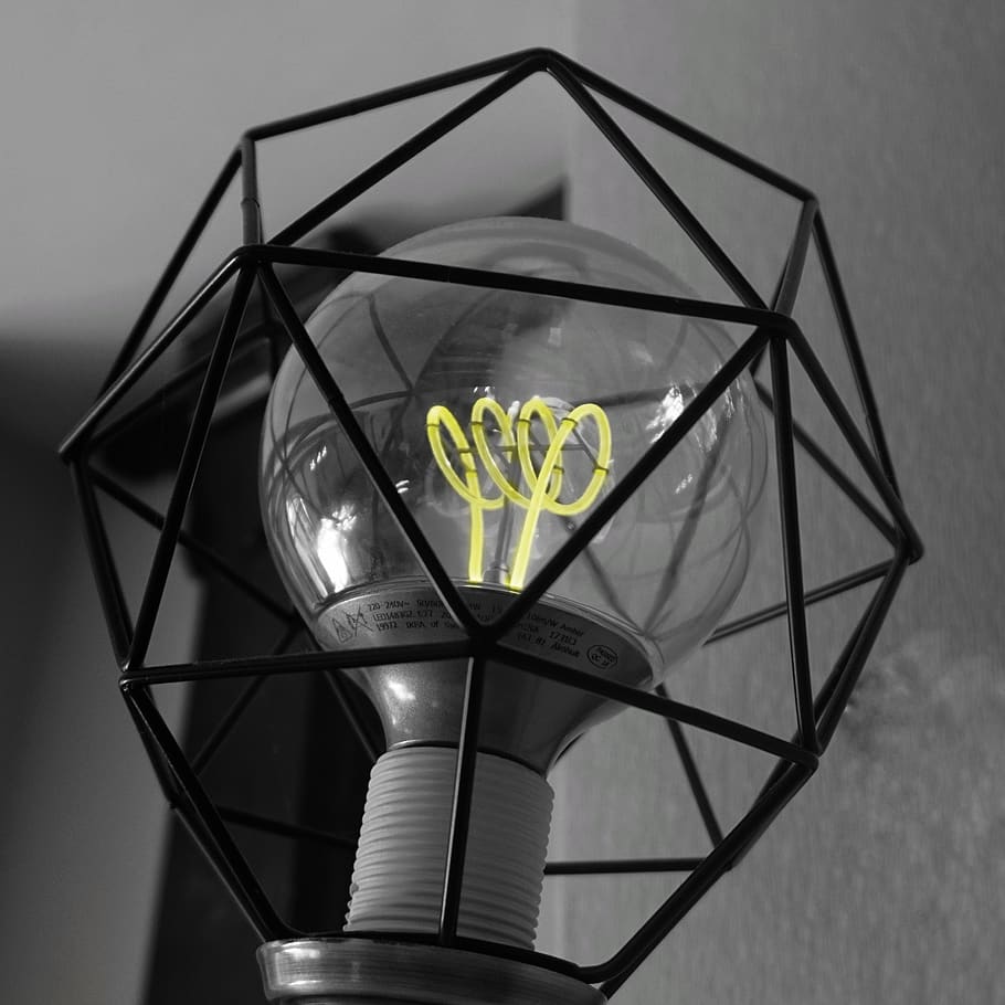 bulb, light, skeleton, lamp, energy, electricity, radiance HD wallpaper