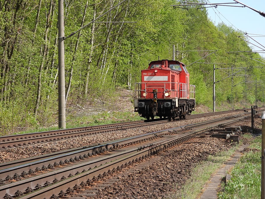 shunter, track, train, rail transportation, railroad track HD wallpaper