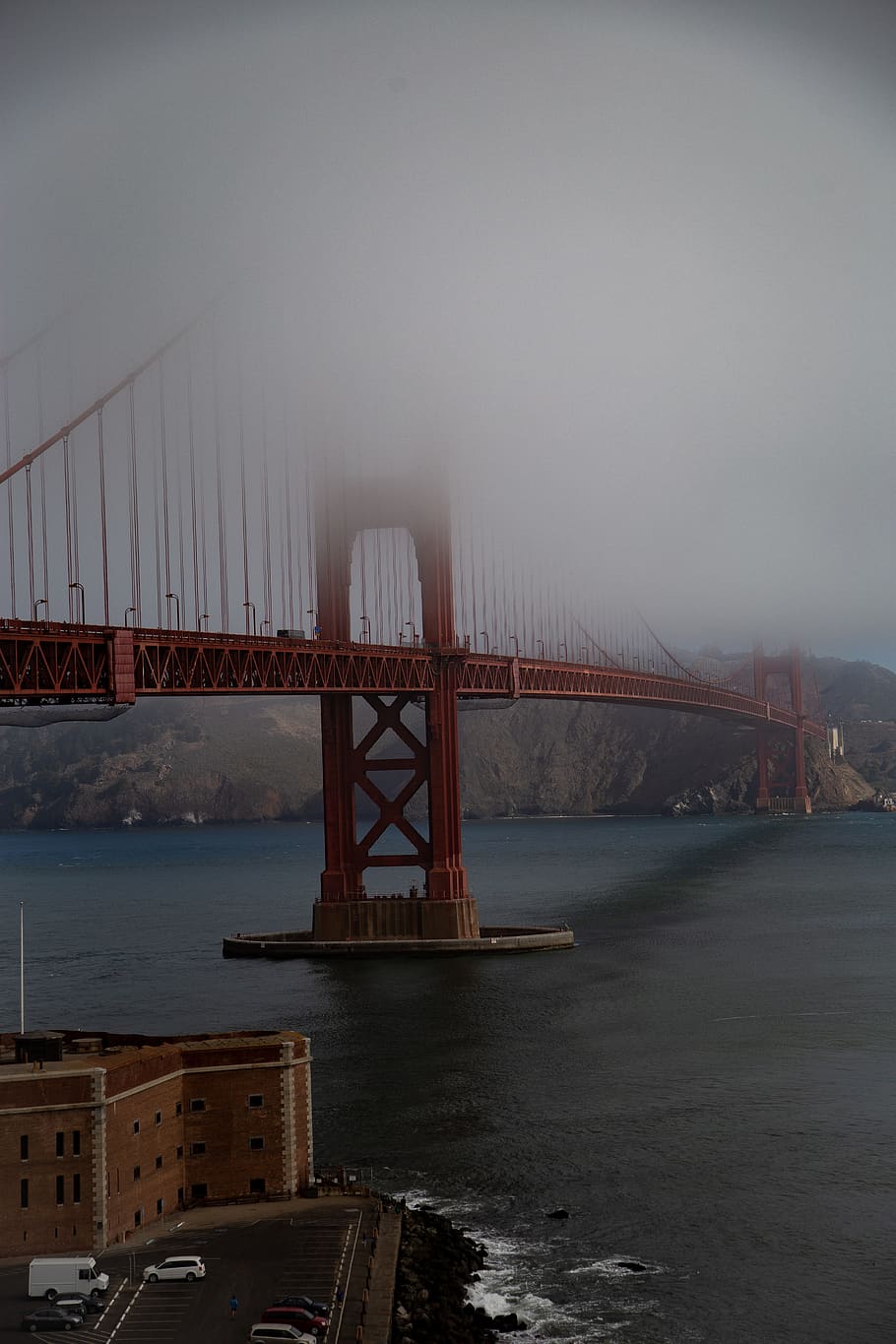 Golden Gate Bridge, building, water, united states, suspension bridge HD wallpaper