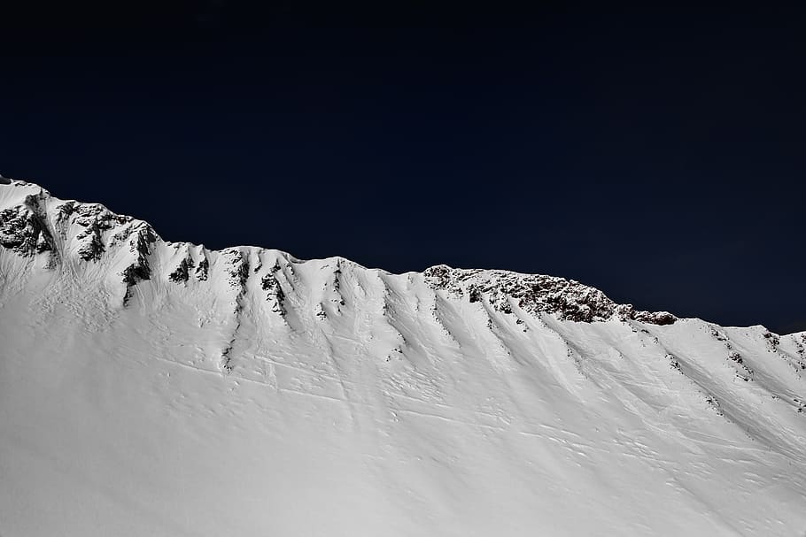 snow capped mountain, outdoors, nature, mountain range, peak HD wallpaper