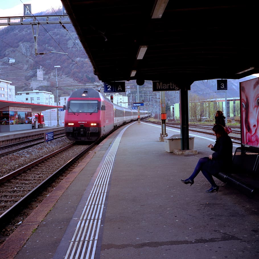 station, train, rail, railway, platform, service, metal, rail transportation HD wallpaper