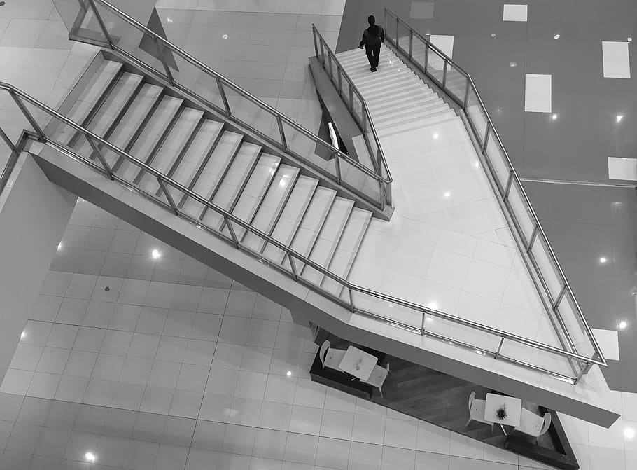 philippines, mall, malling, man, one, geometry, stairs, shapes HD wallpaper