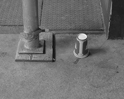 machine, tin, can, floor, cylinder, trash can, handrail, banister HD wallpaper