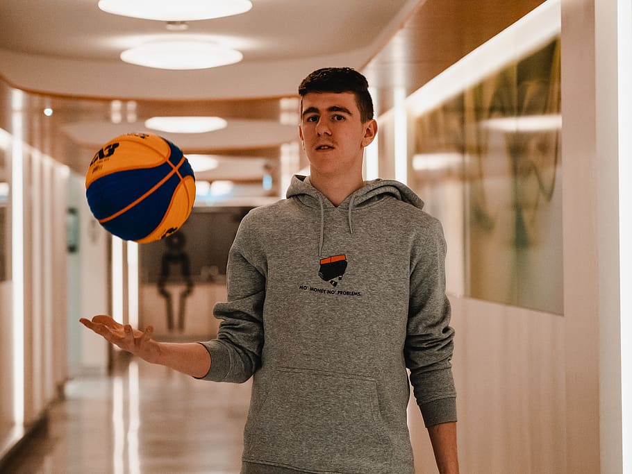 gray pullover hoodie, sphere, human, person, apparel, clothing HD wallpaper