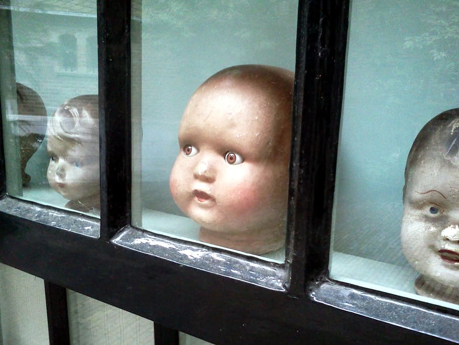 detail, head, window, glass - material, child, transparent HD wallpaper