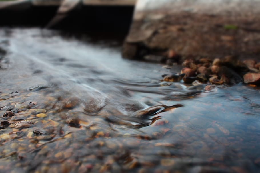 river, rapid, water, rock, solid, selective focus, motion, nature HD wallpaper