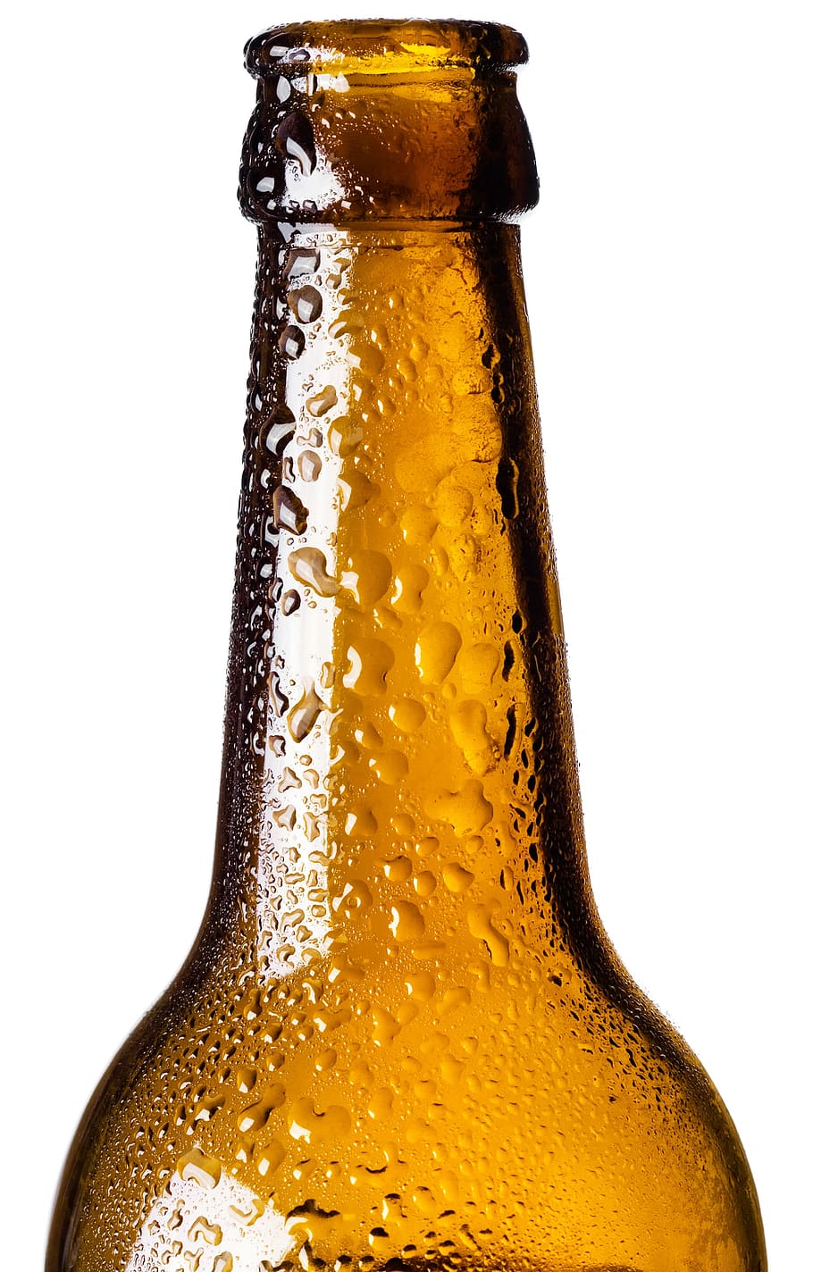 green, bottle, water, soda, glass, closeup, isolated, wet, cold HD wallpaper