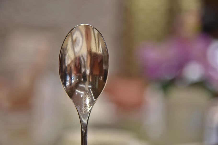 spoon, dinner, meal, fork, breakfast, one, alone, isolate, lunch HD wallpaper