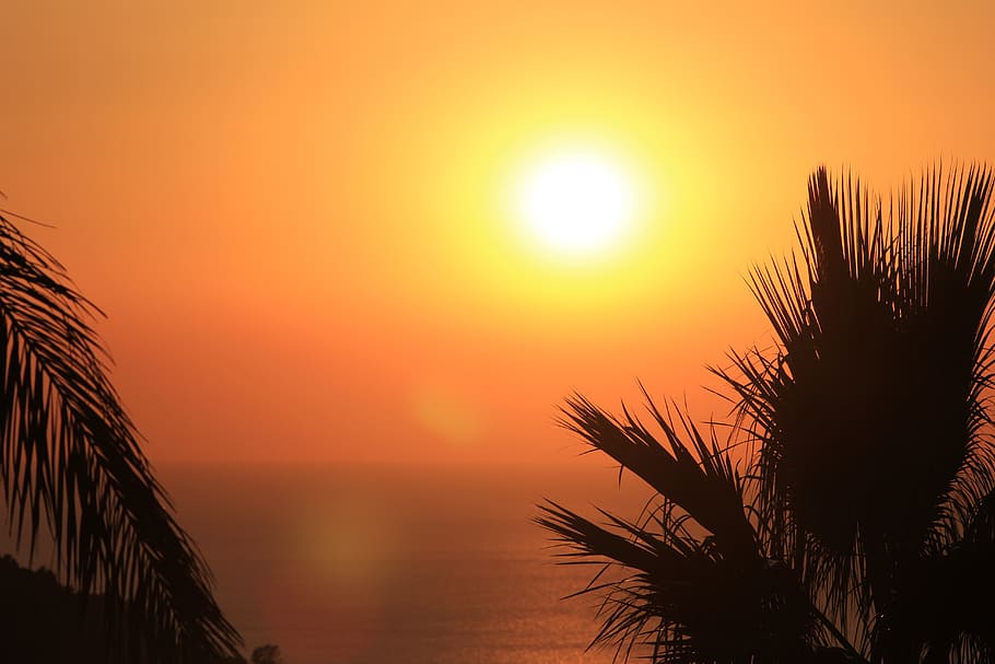ibiza, sunset, nature, sky, water, beauty in nature, sea, scenics - nature HD wallpaper
