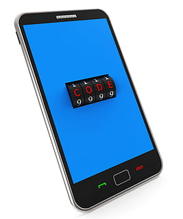 Secure Phone Showing World Wide Web And Locking Network, access HD wallpaper