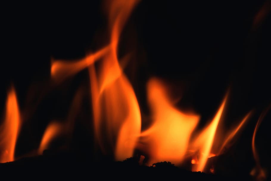 fire, flame, human, person, bonfire, hearth, forge, fireplace HD wallpaper