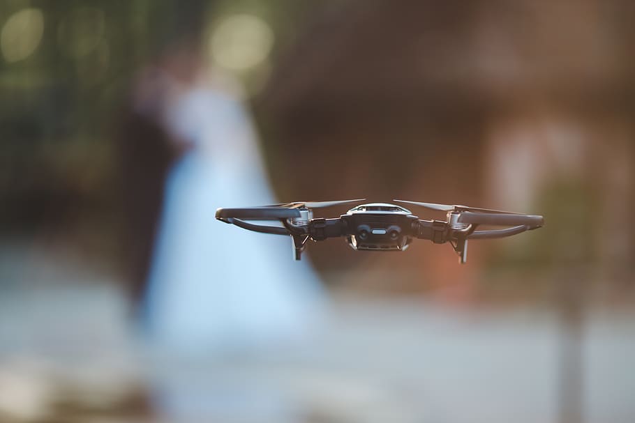 black drone, light, person, human, sun, love, dji mavic, couple HD wallpaper