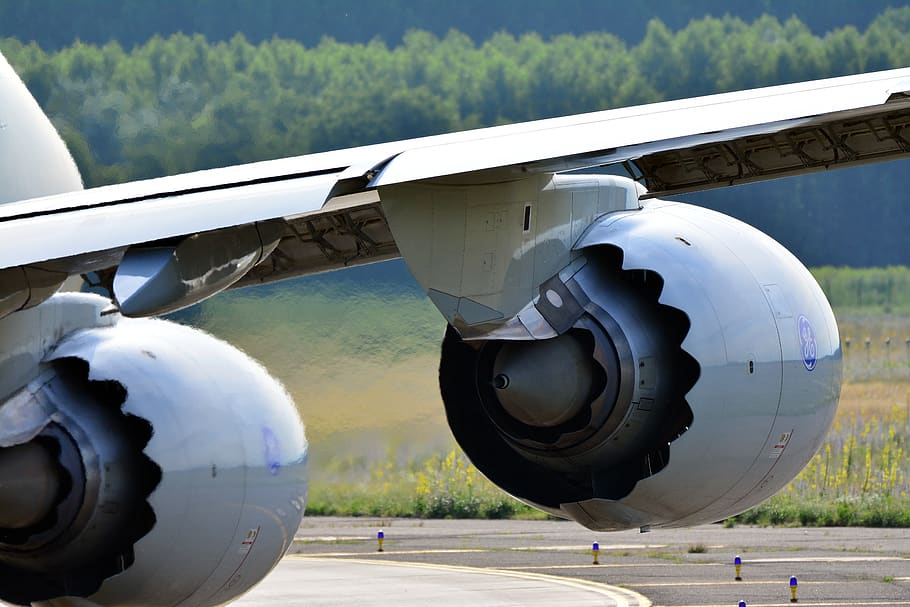 engines, aircraft, flight, jet engine, day, air vehicle, mode of transportation HD wallpaper