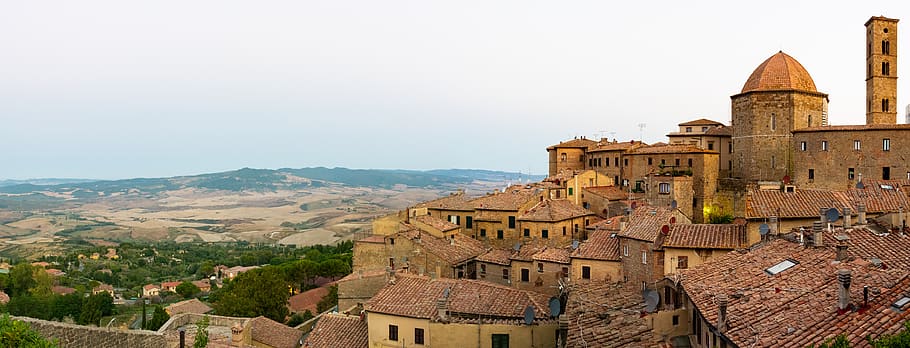 italy, volterra, architecture, building exterior, built structure, HD wallpaper