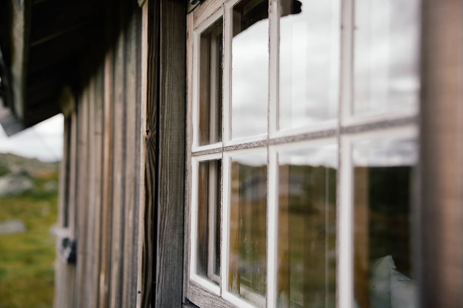 window, cabin, cottage, norway, norwegian, old, no people, architecture HD wallpaper