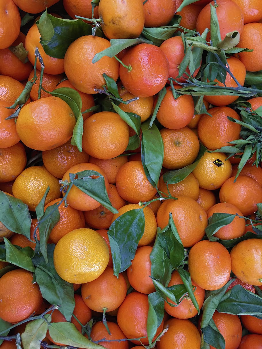 clementines, fruit, vitamins, fresh, healthy, fruity, citrus fruit HD wallpaper