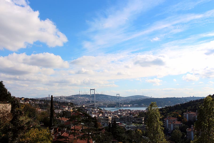 turkey, istanbul, cloud - sky, building exterior, architecture HD wallpaper