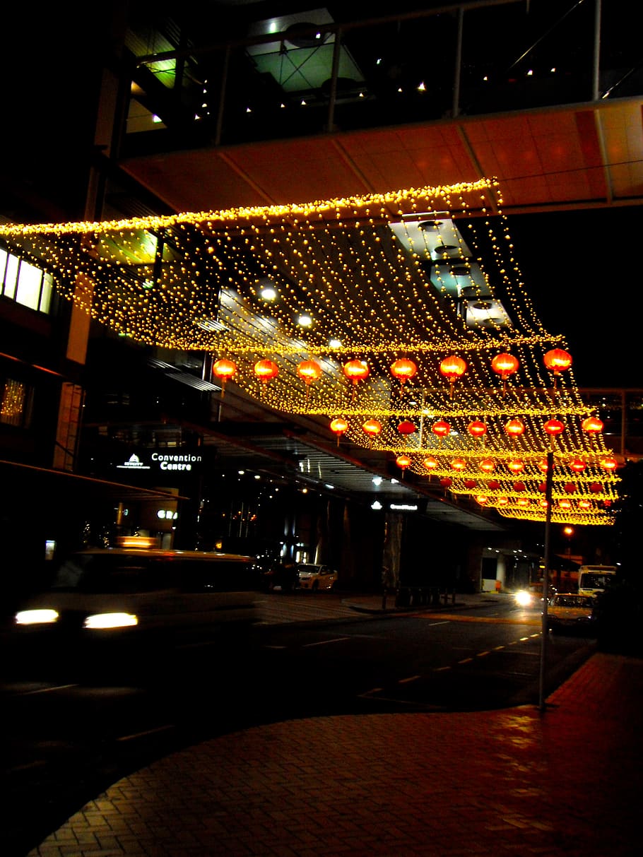 illuminated, night, architecture, built structure, city, lighting equipment HD wallpaper