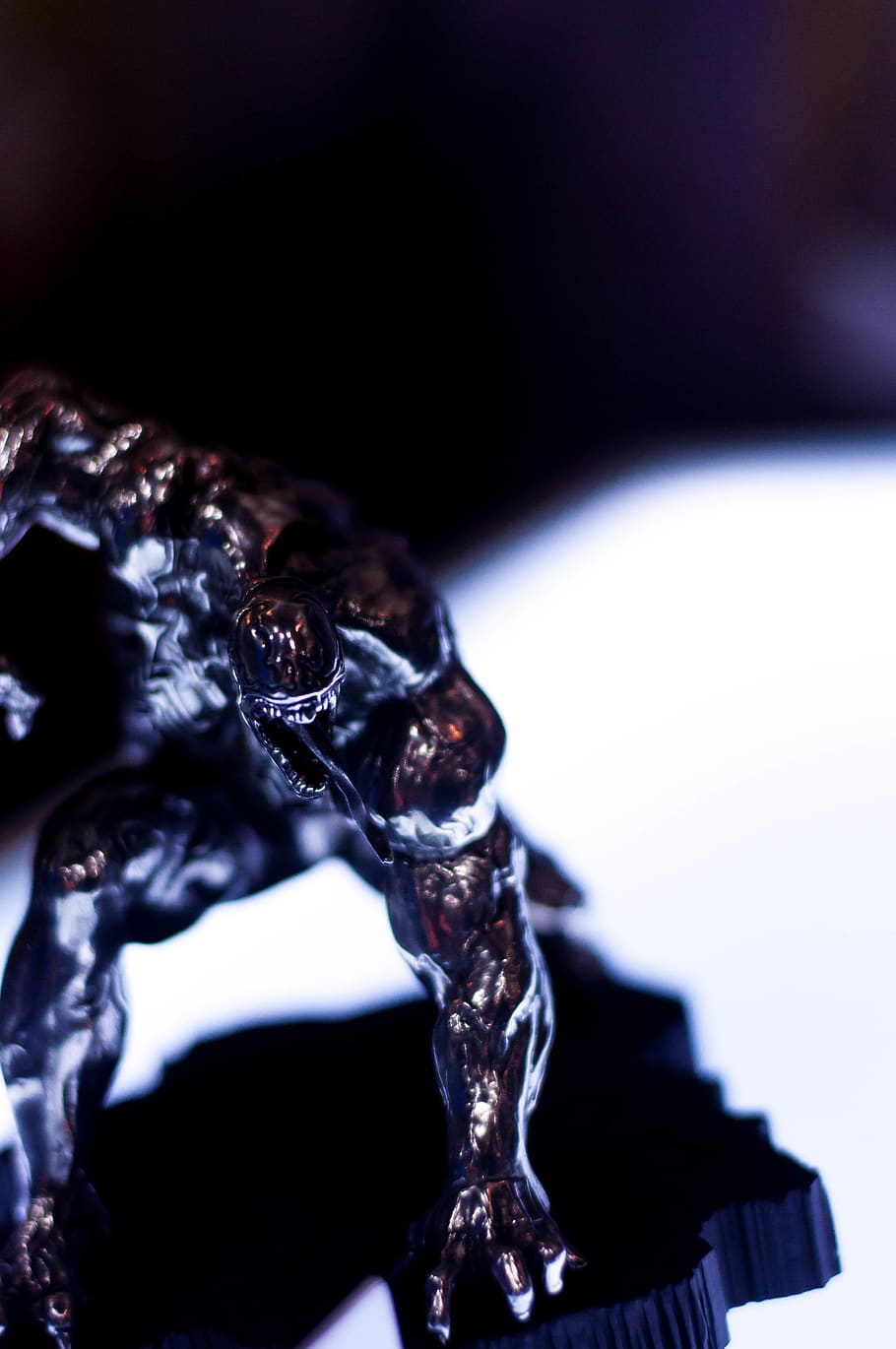 figure, marvel, venom, monster, alien, close-up, one animal HD wallpaper