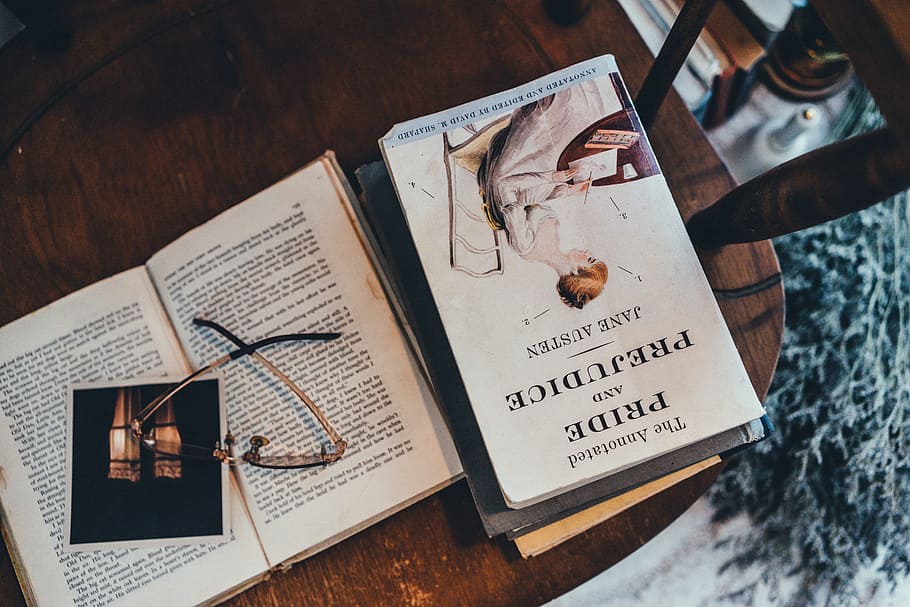 several assorted books, vintage, glass, cafe, object, flatlay HD wallpaper
