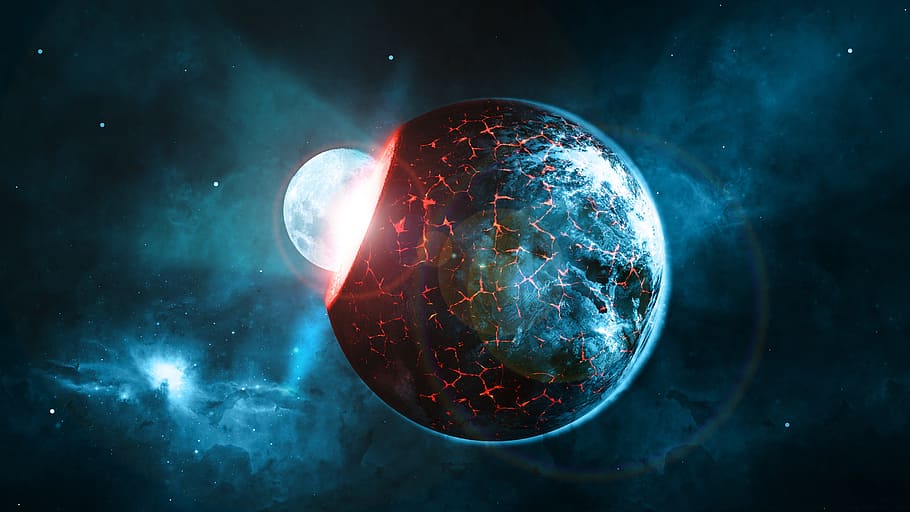 nature, gravity, lunar, space, science, planet, astronomy, star - space HD wallpaper