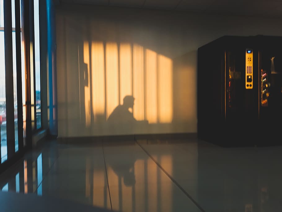 shadow, sunset, college, lazy, mobile photography, one person HD wallpaper