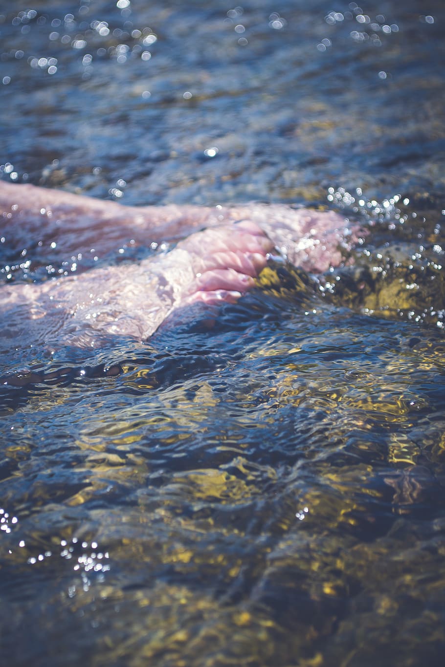 flowing water, waterfront, one person, human body part, nature HD wallpaper