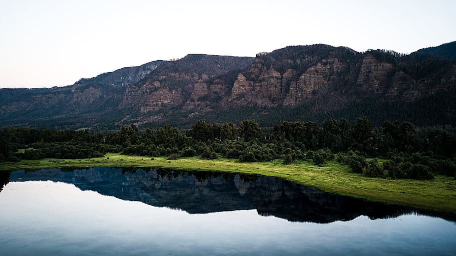 mountain scenery, united states, beacon rock state park, outdoors HD wallpaper
