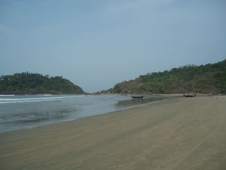 india, goa, water, land, sky, beach, beauty in nature, scenics - nature HD wallpaper