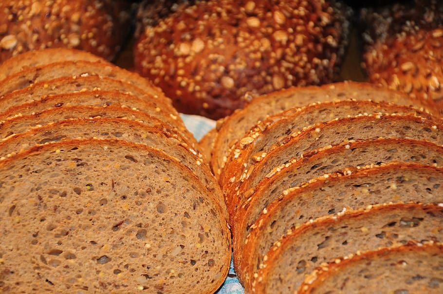 bread, food, delicious, breakfast, fresh, baked, healthy, bakery HD wallpaper