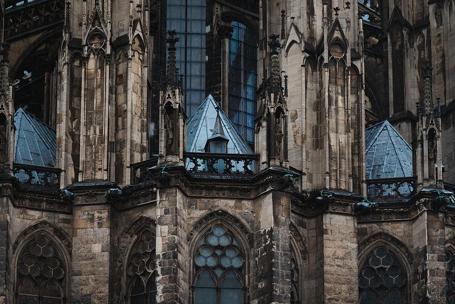 brown concrete building, architecture, tower, steeple, spire HD wallpaper