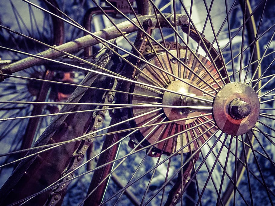 germany, mannheim, no people, transportation, wheel, focus on foreground HD wallpaper