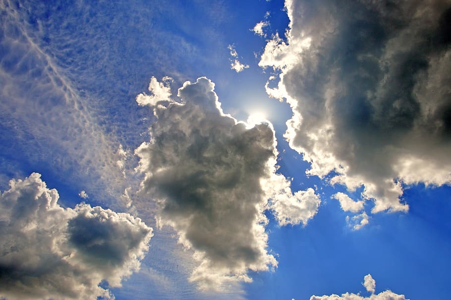 cloud, sky, gomolyfelhő, mood, nature, atmospheric, weather HD wallpaper