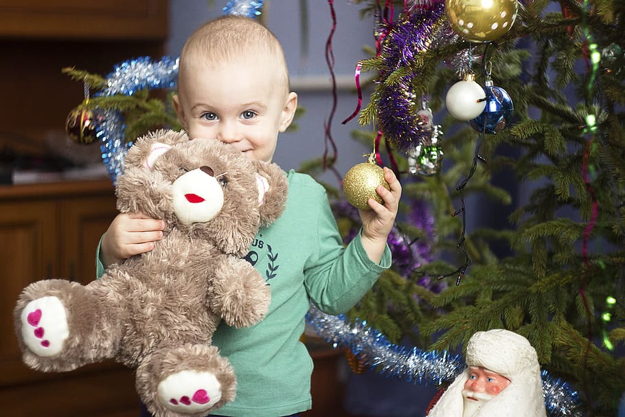 ukraine, lutsk, children, tree, smile, toy, eyes, people, boy HD wallpaper