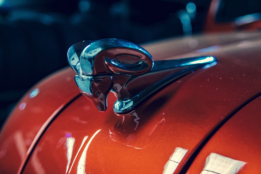 car, old, red, automobile, vehicle, classic, vintage, mode of transportation HD wallpaper