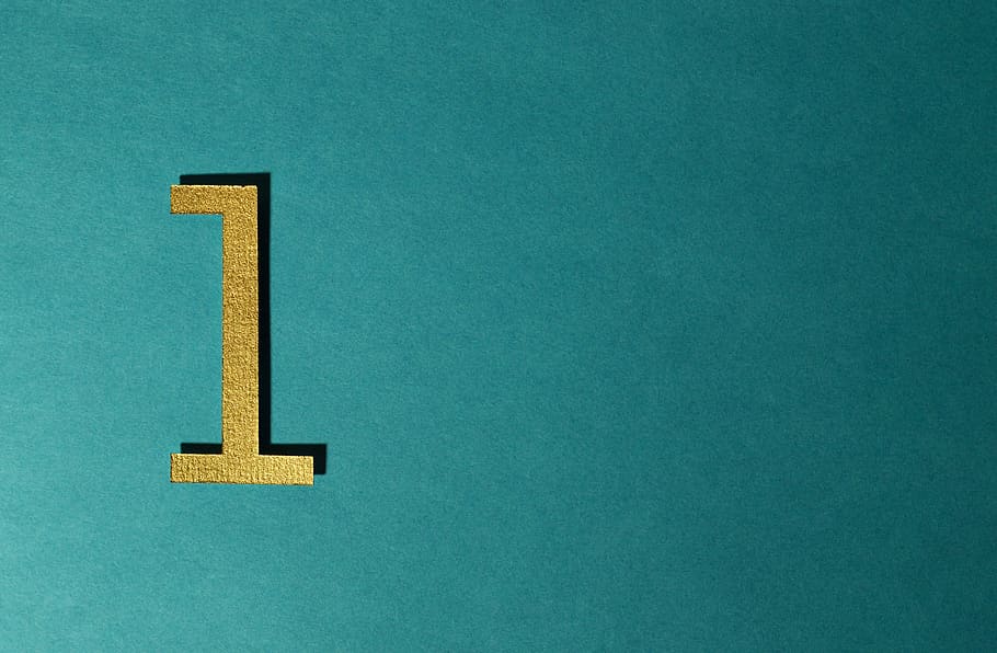 one, type, number, background, gold, card, brightness, decorative HD wallpaper
