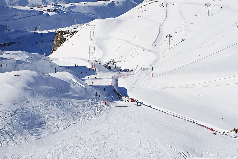 france, mont-de-lans, les deux alpes, snow, snowboard, skiing