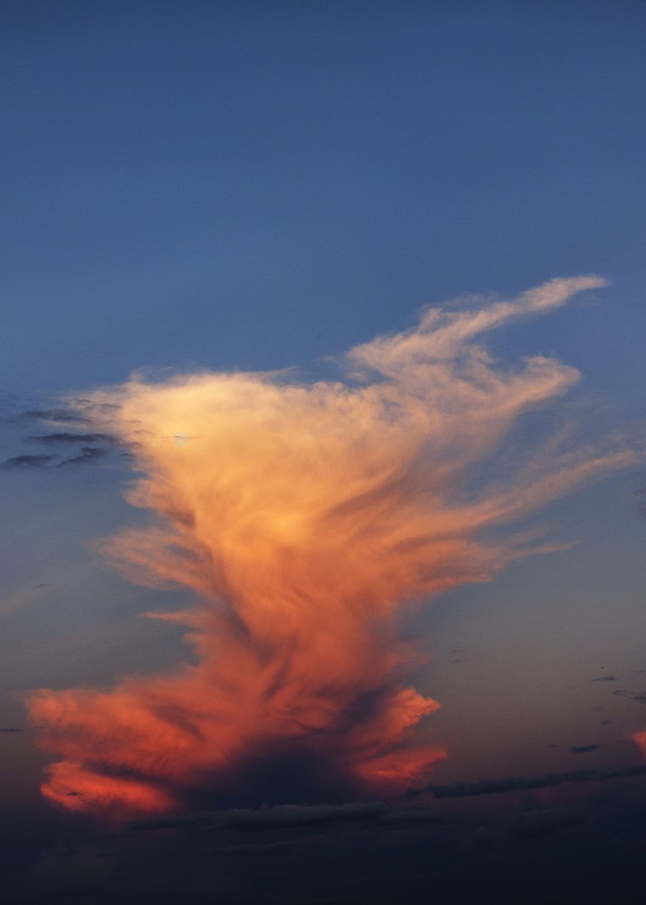 nature, clouds, sky, cloud - sky, sunset, beauty in nature HD wallpaper