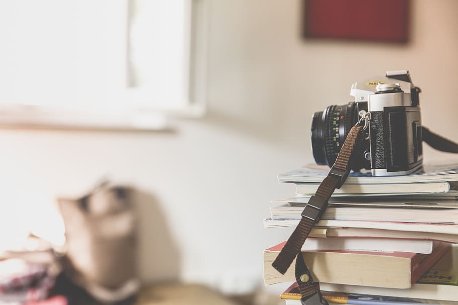 analog, antique, exposure, black, body, camera, chrome, classic, HD wallpaper