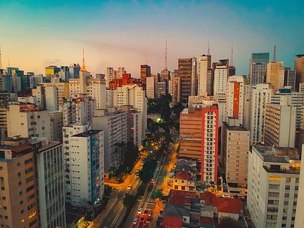 saopaulo, drone, dji, spark, serjosoza, avenida9dejulho, building exterior HD wallpaper