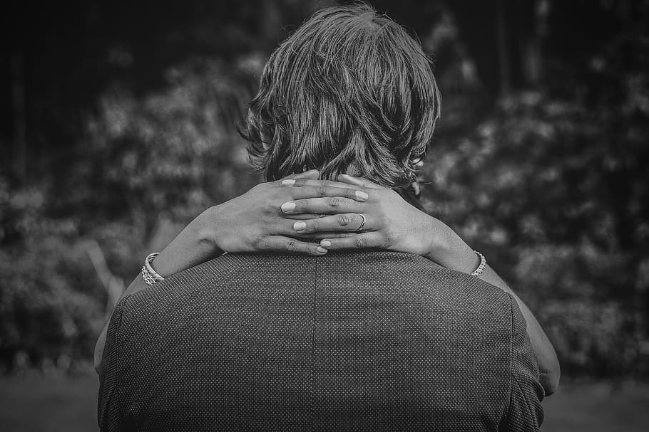 bride, groom, married, wedding, focus on foreground, one person HD wallpaper